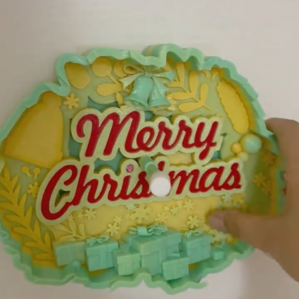 Christmas Tree Silhouette Projection Night Light – Artistic Shadow Holiday Decor