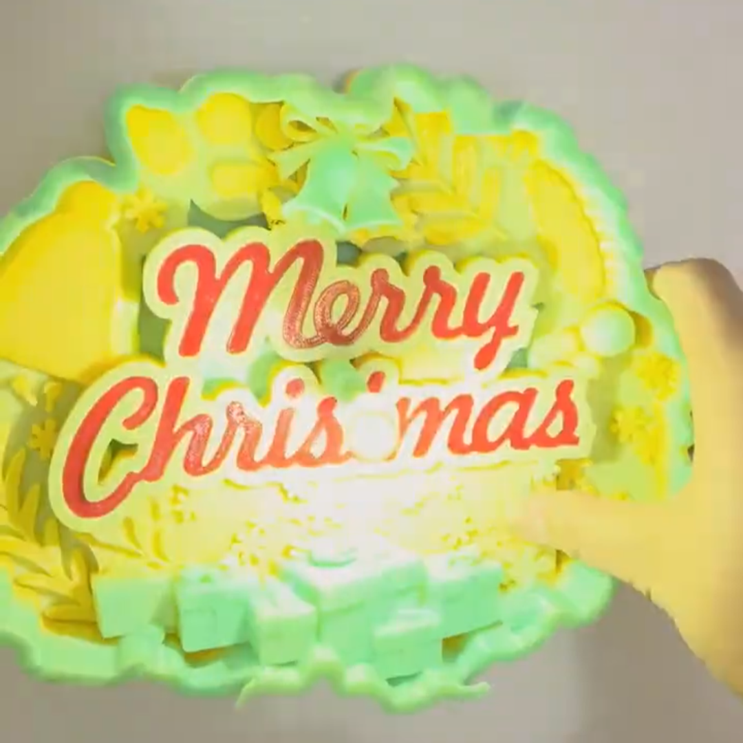 Christmas Tree Silhouette Projection Night Light – Artistic Shadow Holiday Decor