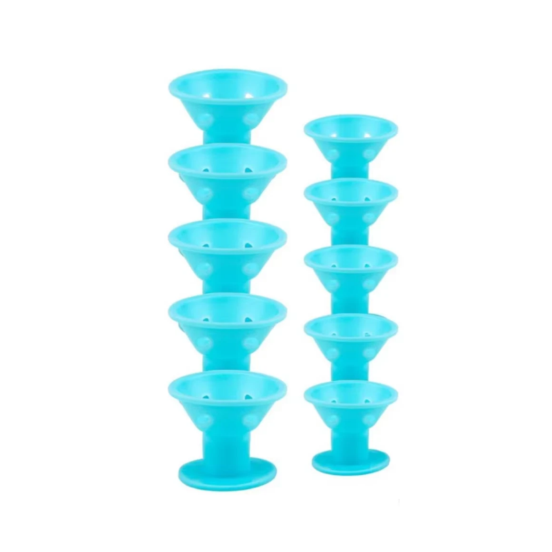 Heatless Silicone Hair Curlers for Effortless Styling While Sleeping