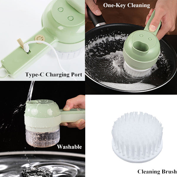 5-in-1 Electric Vegetable Chopper Set