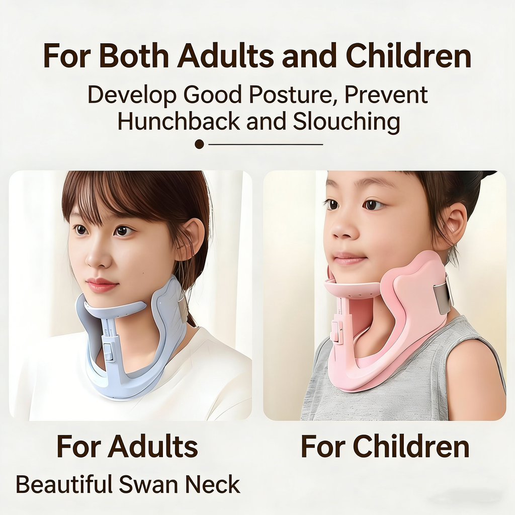 Children's Neck Support Strap, Posture Corrector, Neck Stretcher, Cervical Spine Support