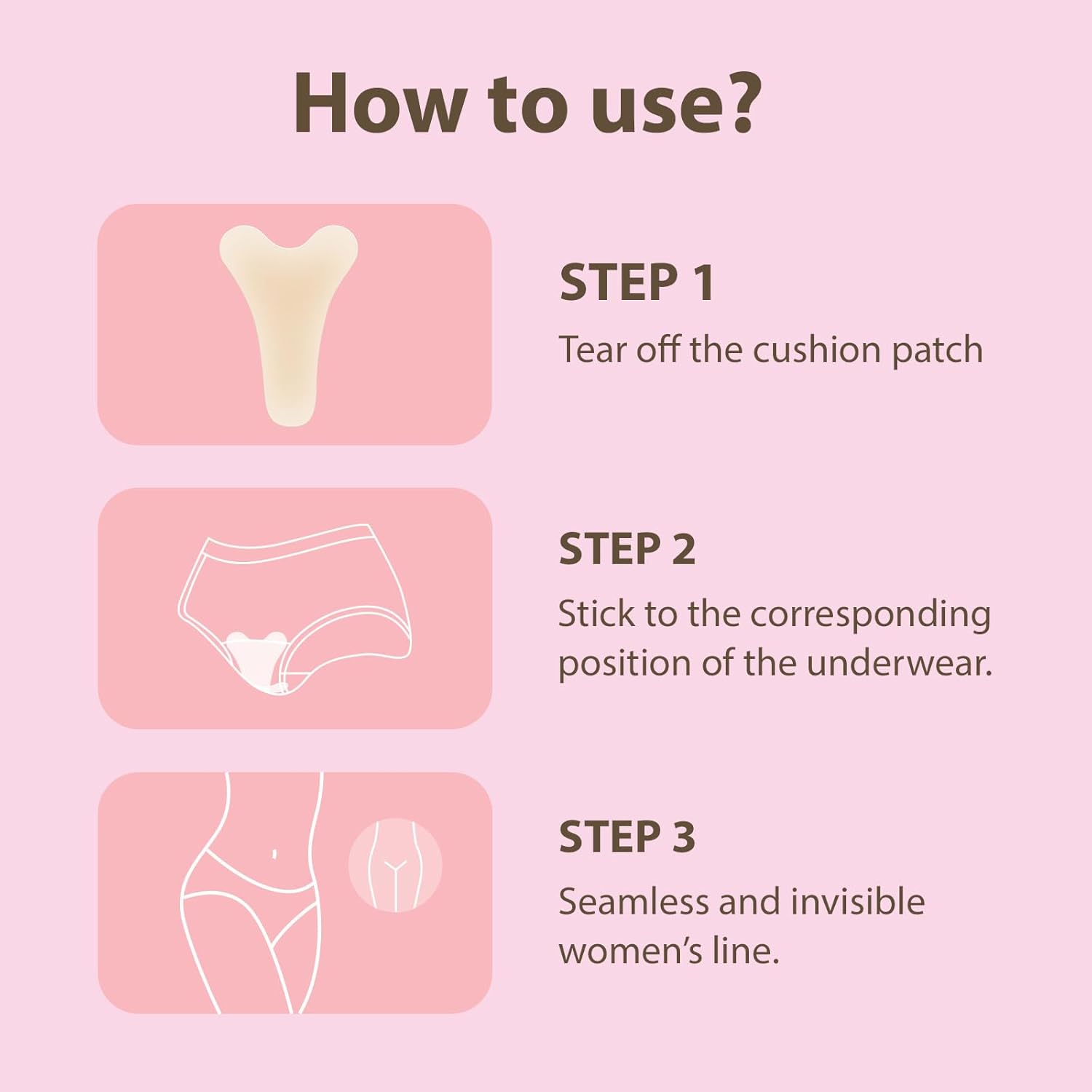 Reusable Seamless Concealer Inserts – Invisible Coverage for Tight Outfits 👗✨