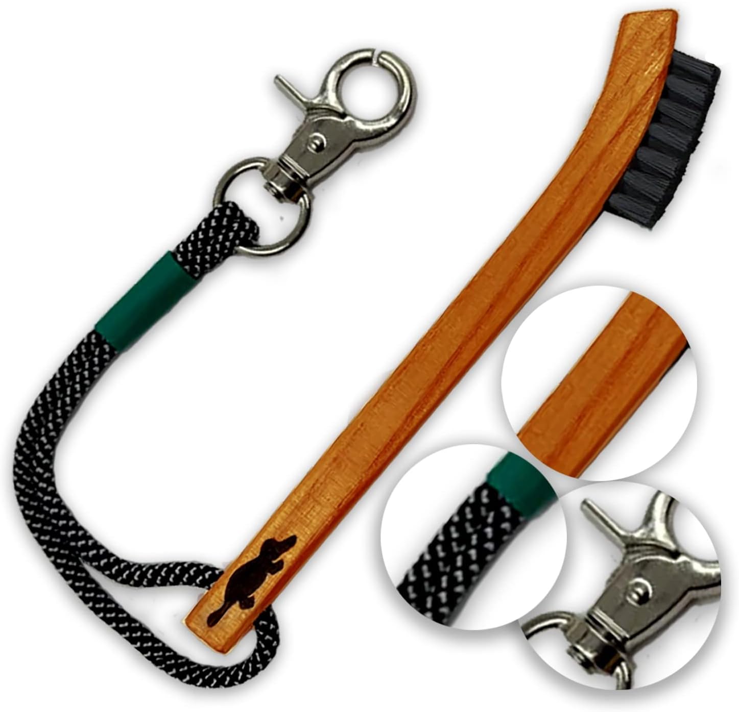 🏌️‍♂️ Premium Walnut Golf Club Brush & Groove Cleaner – Ergonomic & Non-Slip 🌟