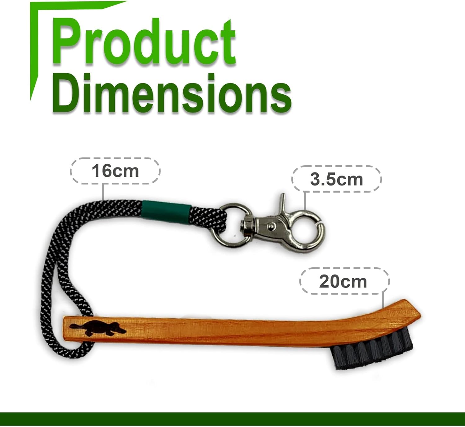 🏌️‍♂️ Premium Walnut Golf Club Brush & Groove Cleaner – Ergonomic & Non-Slip 🌟