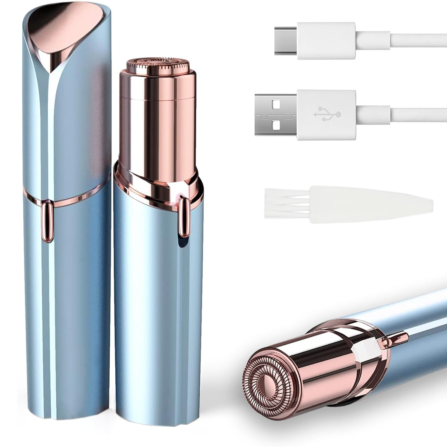 Women’s Facial Hair Remover – Electric, Painless, USB Rechargeable for Face, Lip & Chin