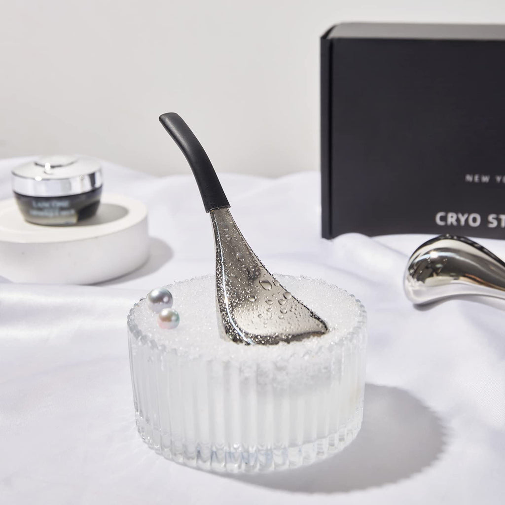 Ice Globes Facial Cryo Sticks – Stainless Steel Cooling Face Tools (2 Pack)