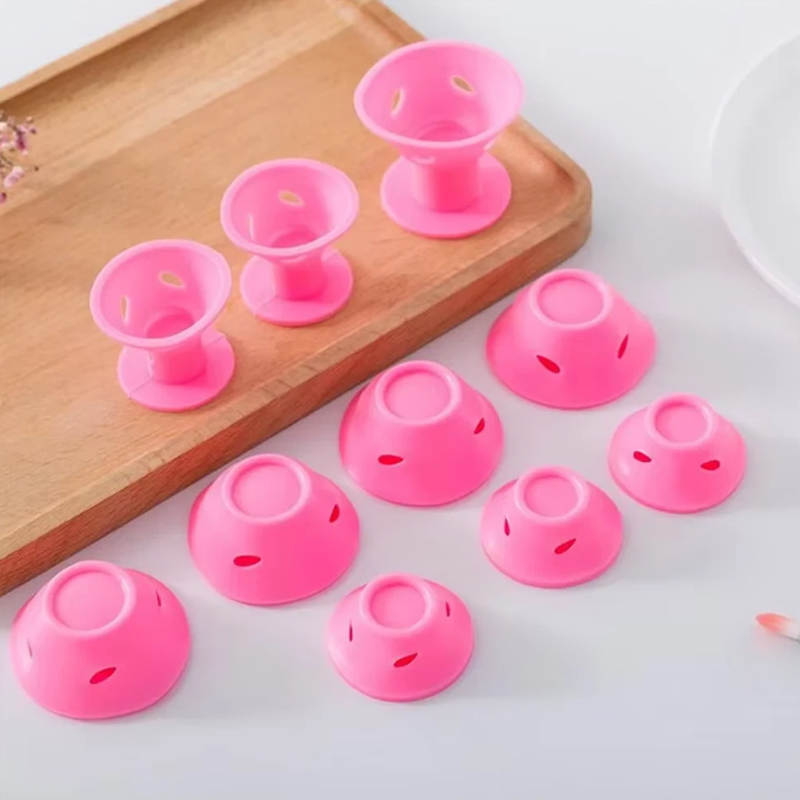 Heatless Silicone Hair Curlers for Effortless Styling While Sleeping