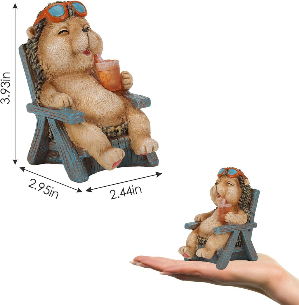 🌿🦔 Solar Hedgehog Garden Light | Waterproof Outdoor Decor with Warm LED Glow for Yard & Patio