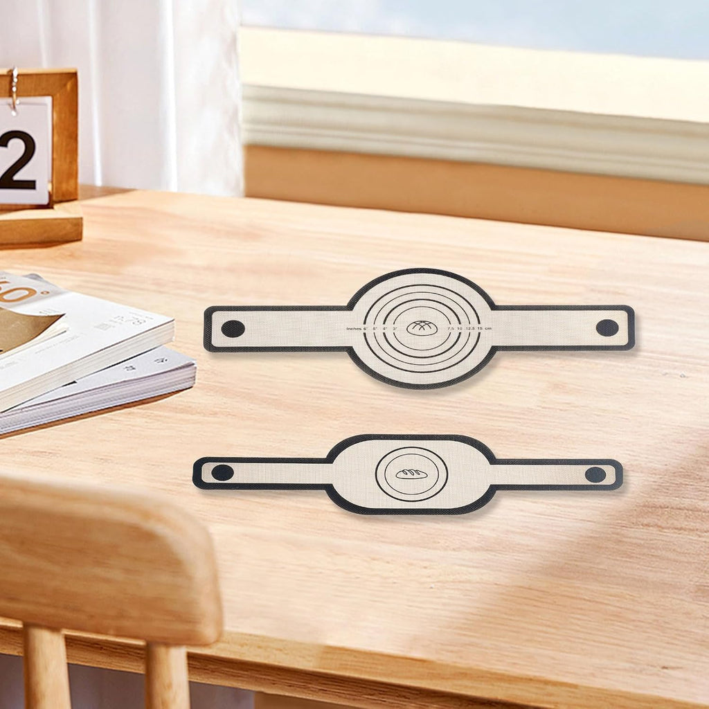 2-Piece Silicone Bread Sling Set – Non-Stick, Heat-Resistant Baking Mats for Perfect Bread Every Time