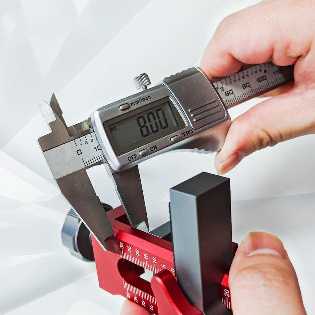 Cabinet Door Installation Jig – Adjustable Aluminum Alloy Drilling Locator