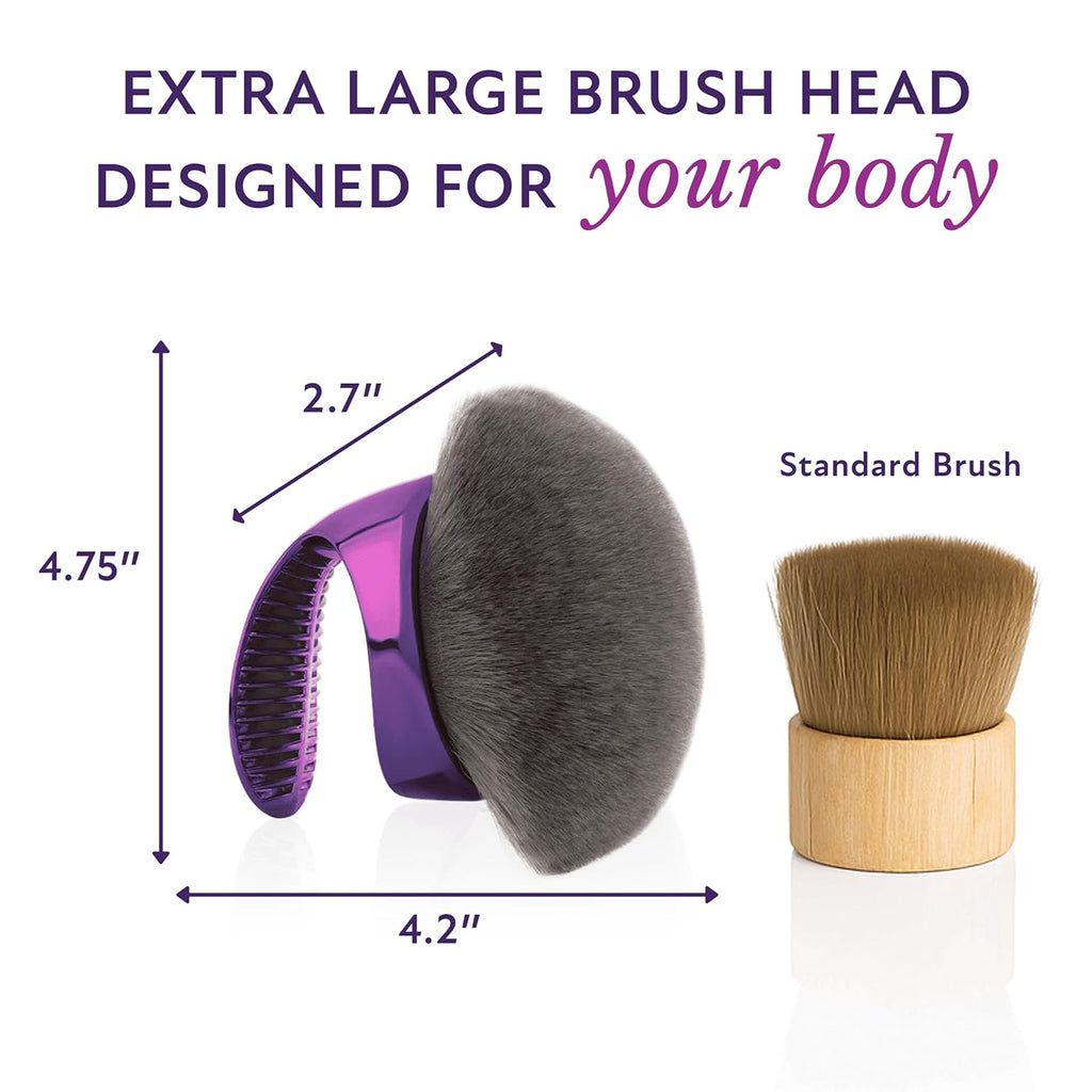 Seamless Body Makeup Blending Brush for Legs & Body – Oversized Kabuki, Streak-Free Finish