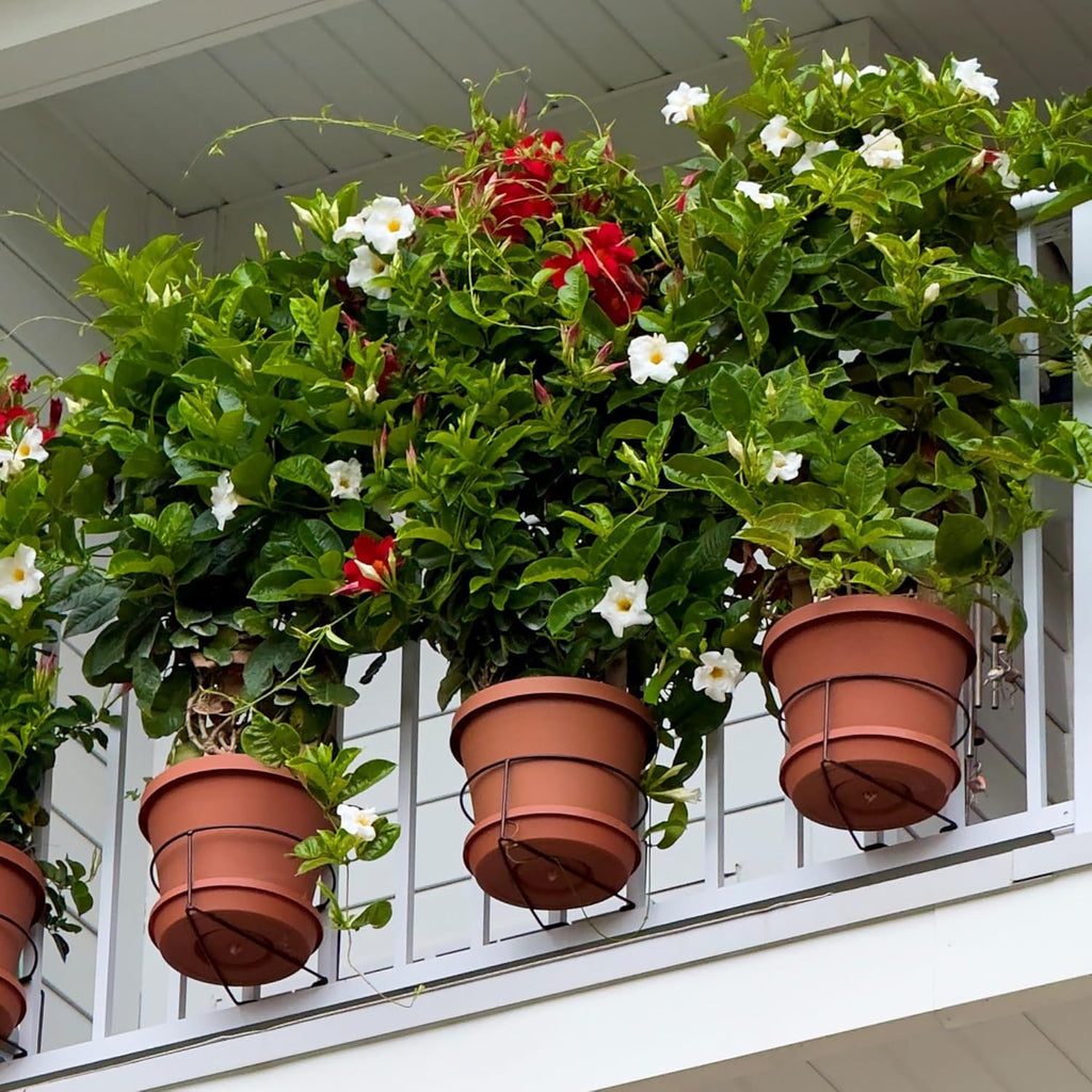 Floating Planter Clips – Adjustable Railing Hooks for Vertical Garden (3-Pack)