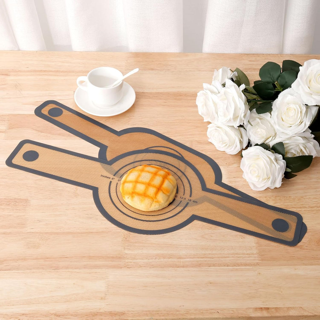 2-Piece Silicone Bread Sling Set – Non-Stick, Heat-Resistant Baking Mats for Perfect Bread Every Time