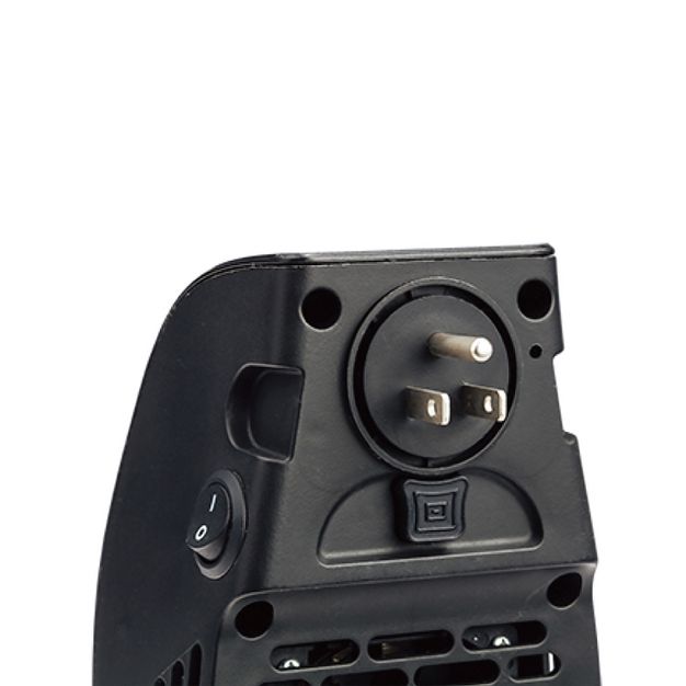 350W Plug-In Wall Heater – Compact Personal Space Heater with Digital Control (White)