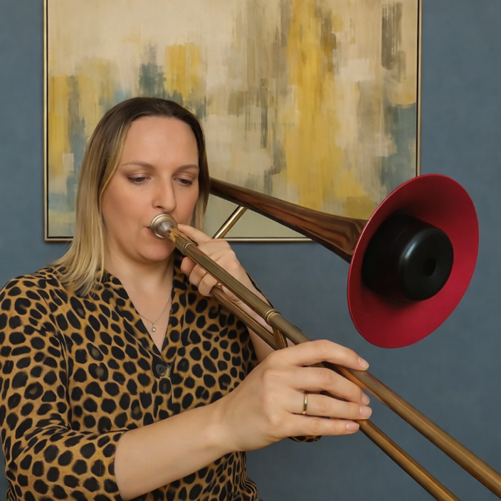 Trumpet Practice Mute for Bb Trumpet – Compact Silent Mute with Storage Pouch