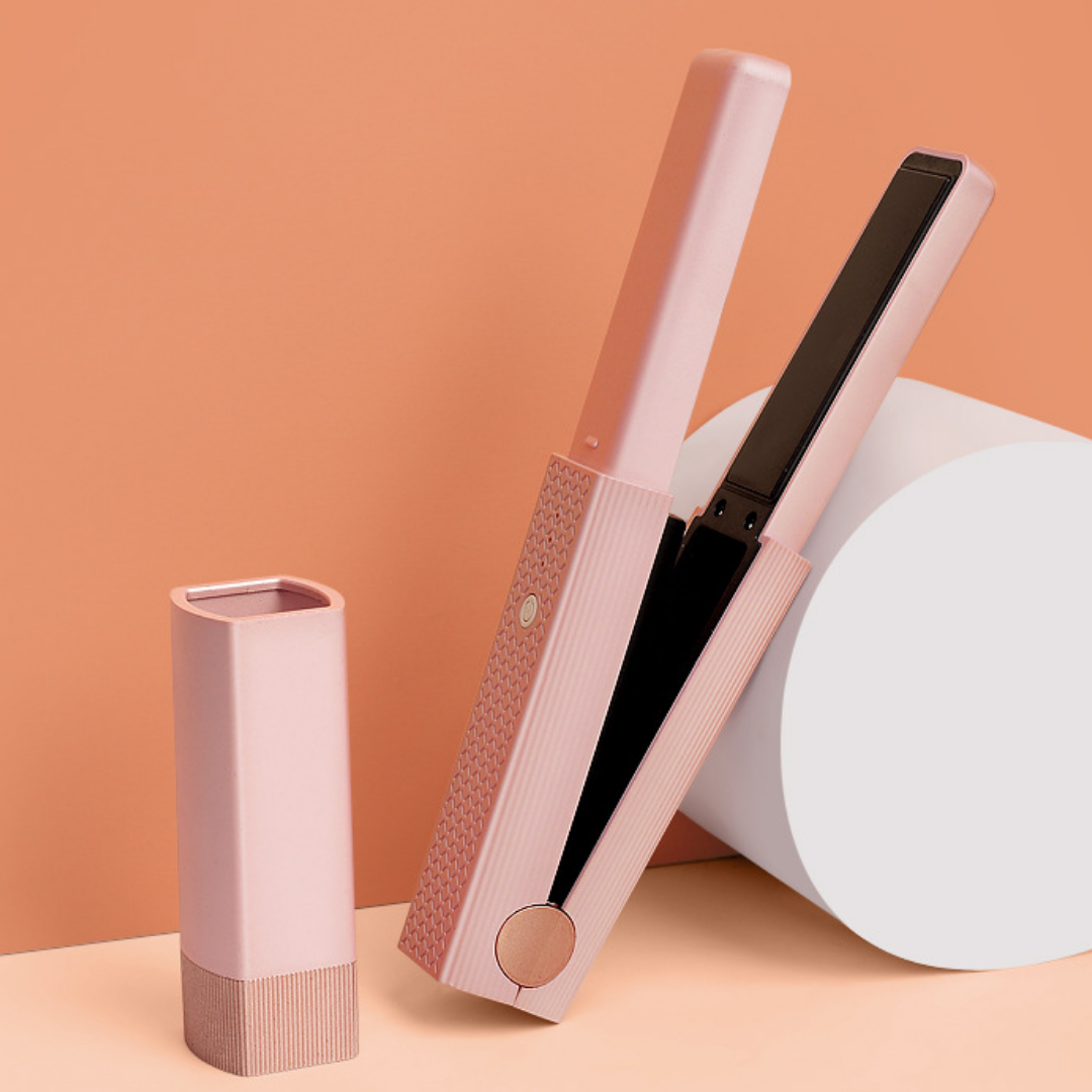 ✨ Pocket Hair Straightener: Compact Flat Iron for Smooth Styling Anywhere 💇‍♀️🔥