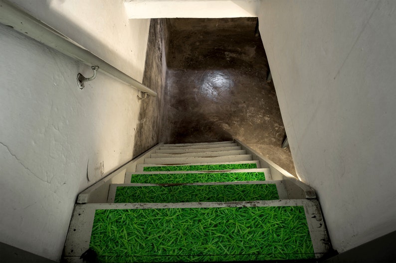 Non-Slip Stair Tread Peel and Stick heavy duty textured vinyl |