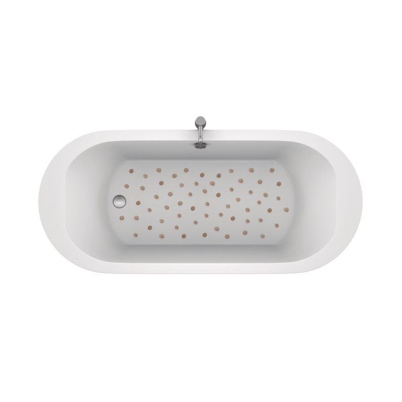 Decorative Non-Slip Stickers for Bathroom & Shower – Watercolor Dots for Bathtub Safety, Stylish and Functional Adhesive Circles