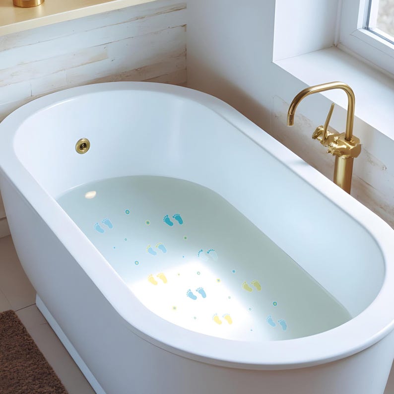 Non-Slip Stickers for Kids' Bathtub - Non-Slip Stickers Bathtub Feet - Children's Safety Stickers | Bathroom Stickers