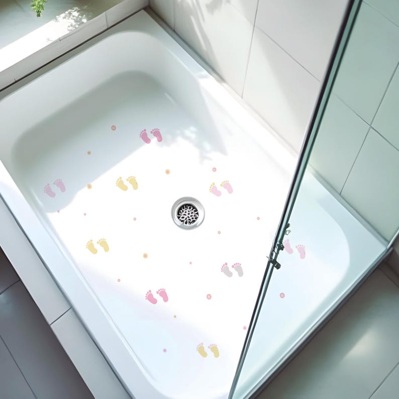Non-Slip Stickers for Kids' Bathtub - Non-Slip Stickers Bathtub Feet - Children's Safety Stickers | Bathroom Stickers