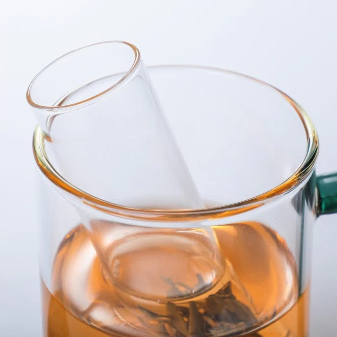 Glass Tube Loose Leaf Tea & Herb Infuser with Cork Stopper