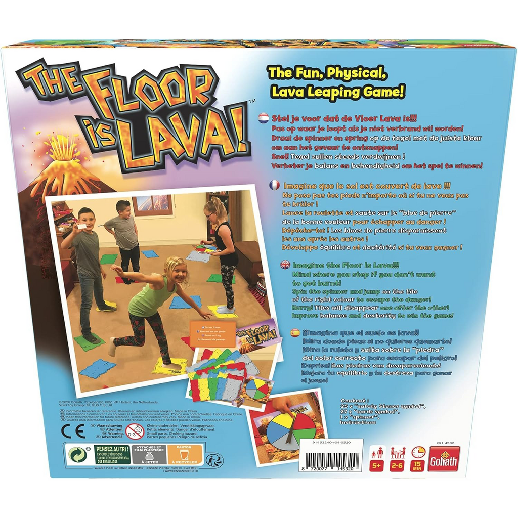 The Floor Is Lava Family Game – Interactive Jumping & Balance Game for Kids and Families