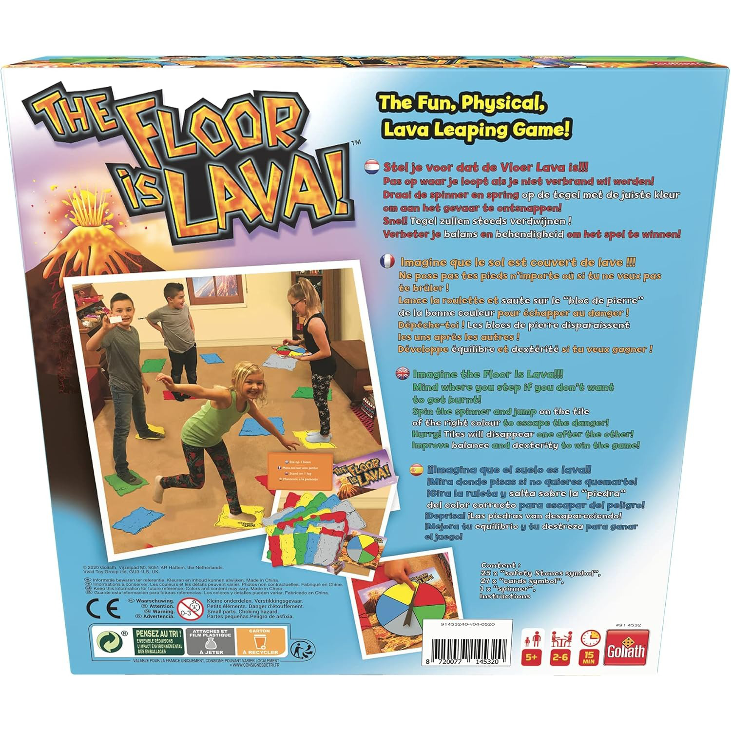 The Floor Is Lava Family Game – Interactive Jumping & Balance Game for Kids and Families