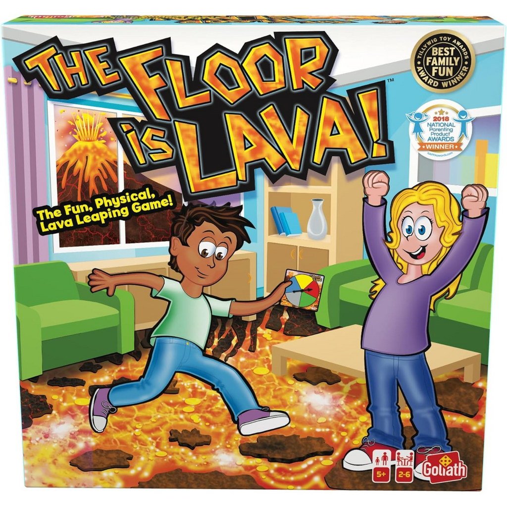 The Floor Is Lava Family Game – Interactive Jumping & Balance Game for Kids and Families