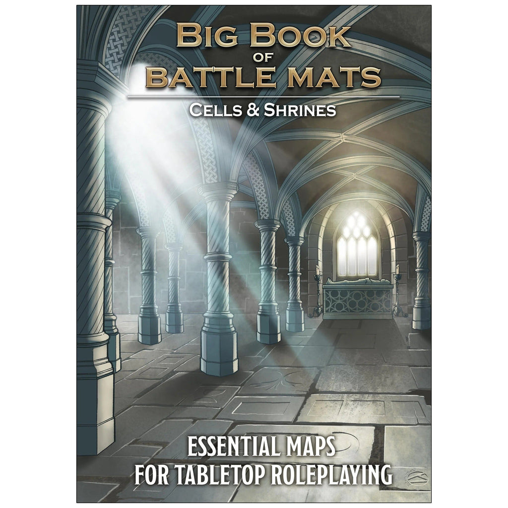 Big Book of Battle Mats – Cells & Shrines (9x12 inches) – Ultimate Tool for Tabletop RPGs