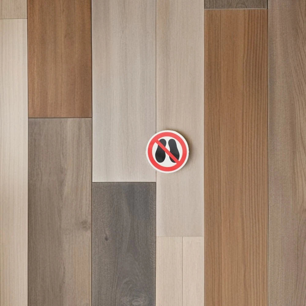 8 Pcs Floor Sticker Outdoor Stickers Caution Warning Sign Anti-slip Flooring