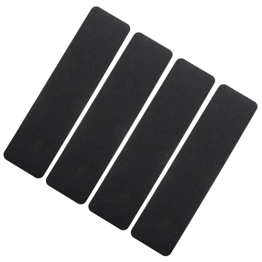 4 Pcs Anti-slip Strip Black Stairway Stickers Outdoor Step Treads
