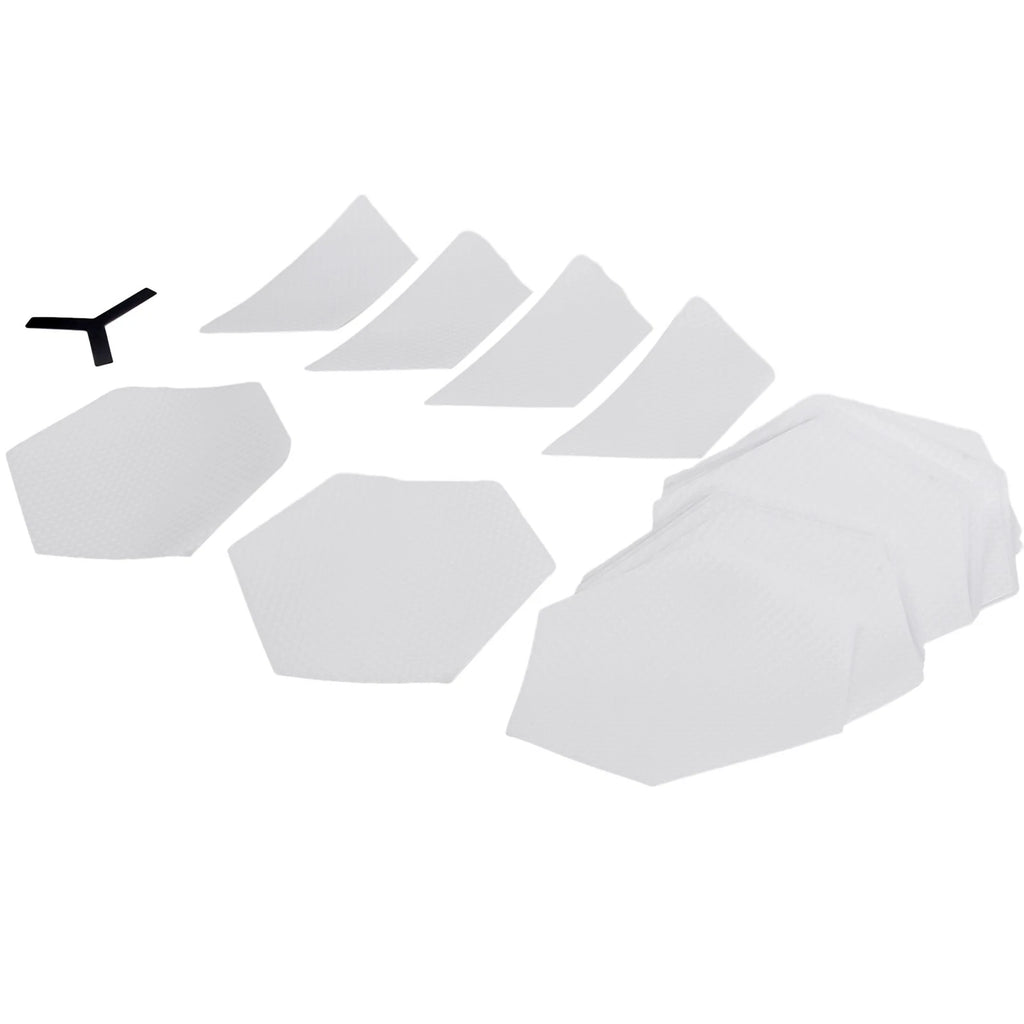 22pcs Surfboard Clear Deck Grip Pad Traction Surfpad Non-slip Stickers DIY