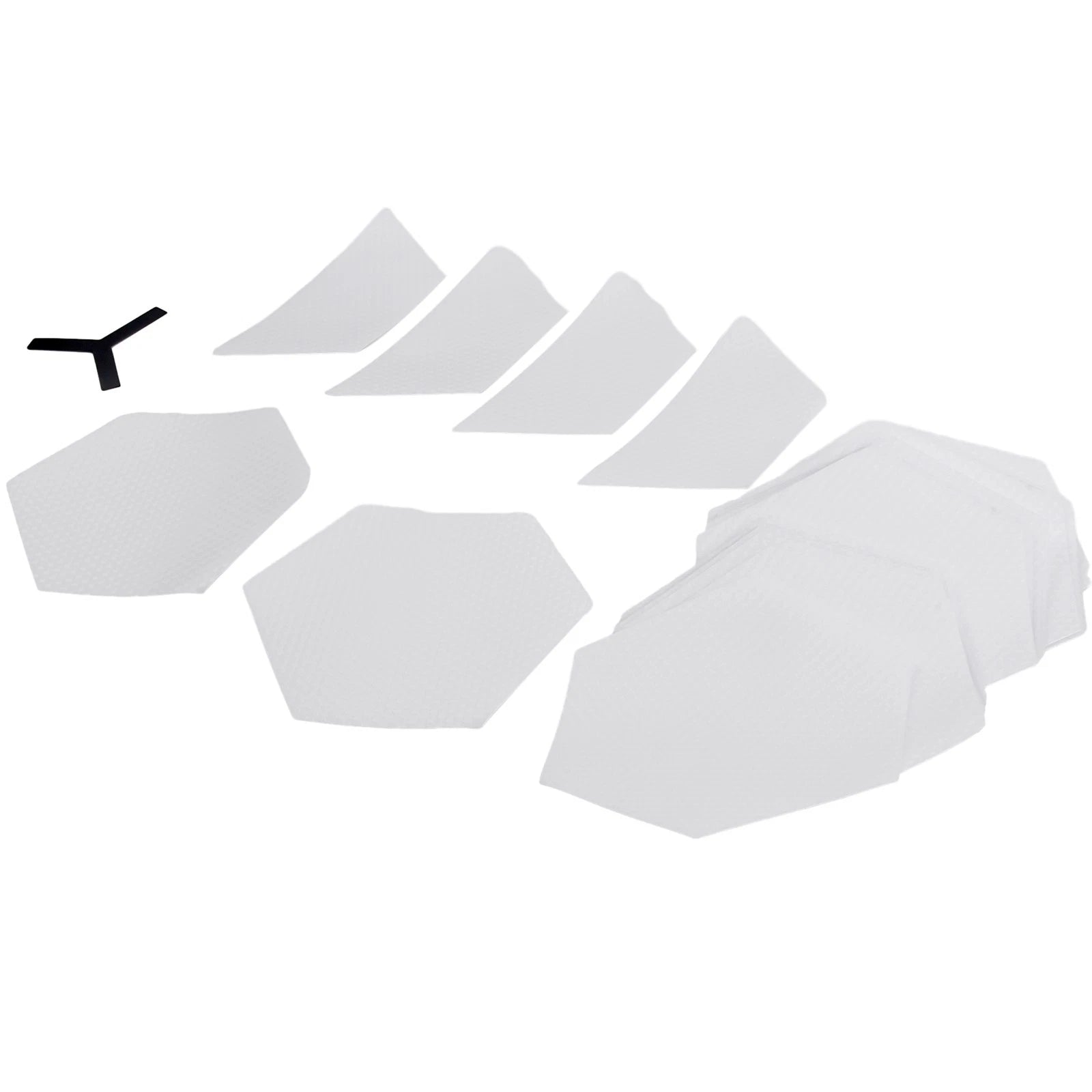 22pcs Surfboard Clear Deck Grip Pad Traction Surfpad Non-slip Stickers DIY