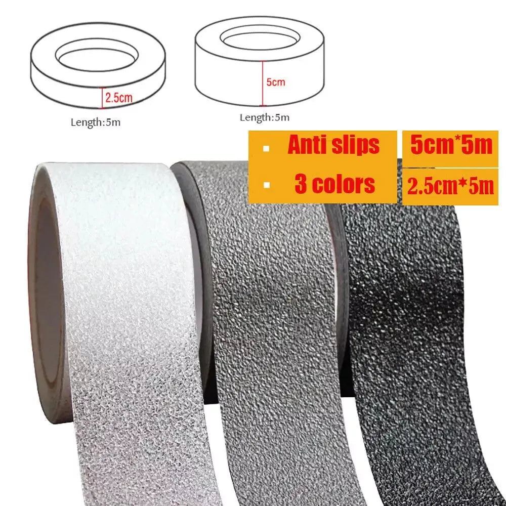 5mAnti-Slip Tape Outdoor Anti Slip Stickers High Friction Non Slip Traction Tape